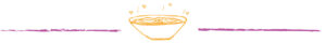 little line with graphic of a bowl of soup